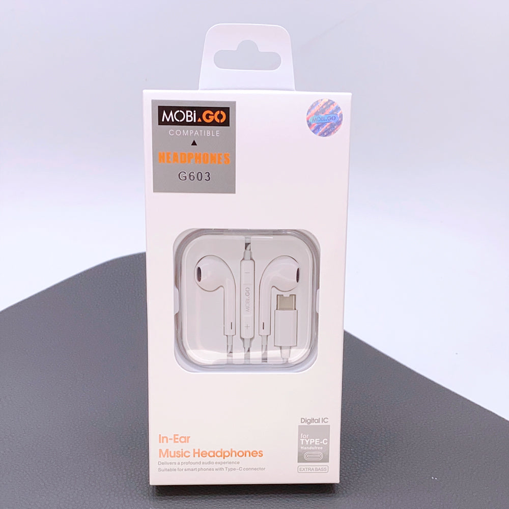 Mobigo in-ear music Type-C earphone G603