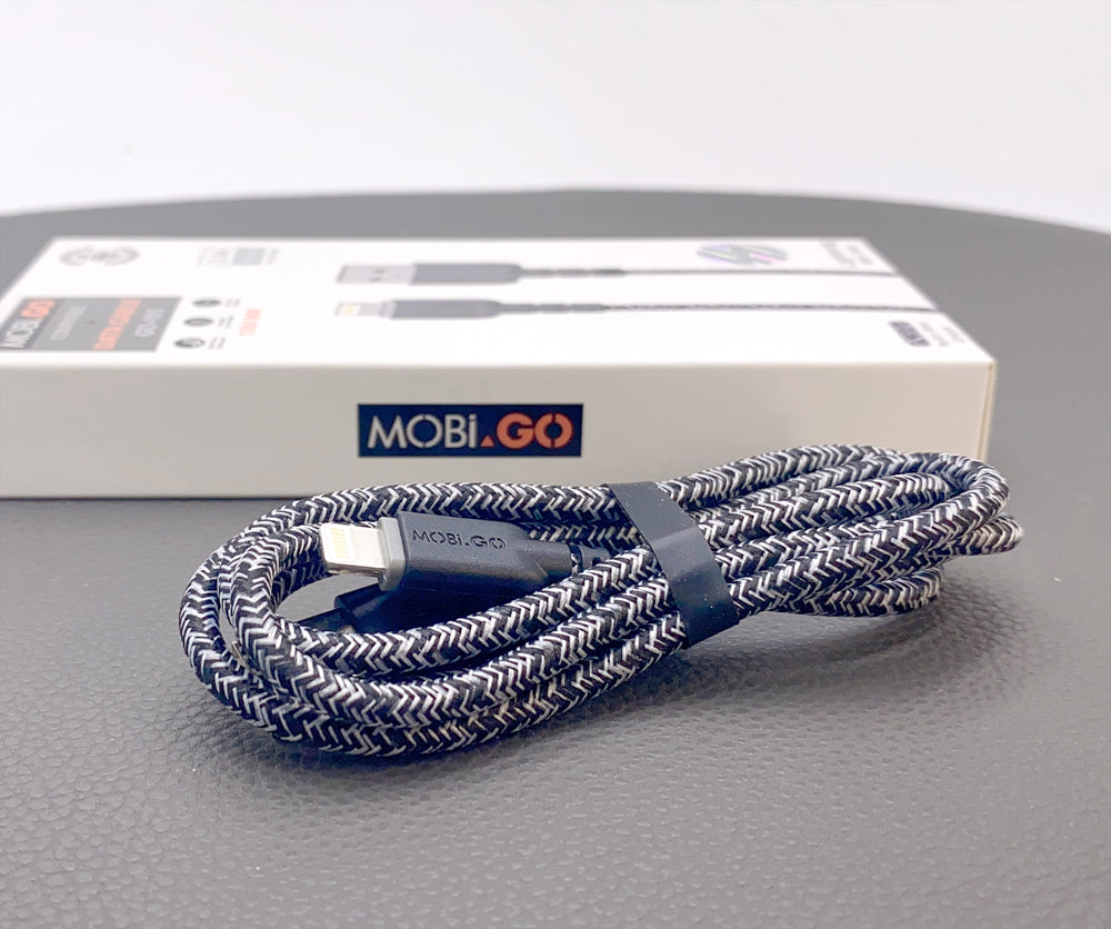 Mobigo 1m fast braided lightning cable GO-101