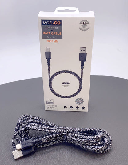 Mobigo 3m Type-C cable GO-107