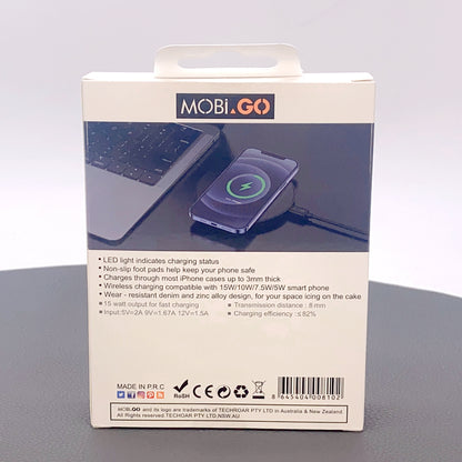 Mobigo 15W wireless charging Pad GW-701