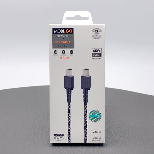 Mobigo PD 65W Type-C to Type-C cable GO-1TT