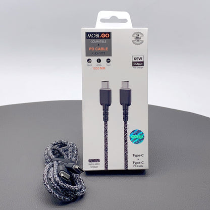 Mobigo PD 65W Type-C to Type-C cable GO-1TT