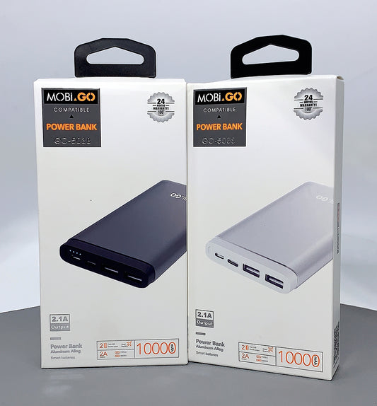 Mobigo GO-503B 10000mah smart batteries power bank