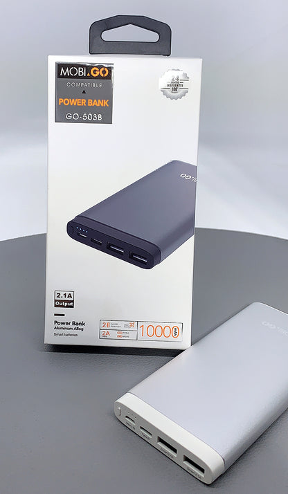 Mobigo GO-503B 10000mah smart batteries power bank